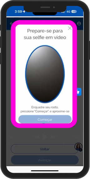 Instruçoes para desbloqueio beneficio inss, passo 12